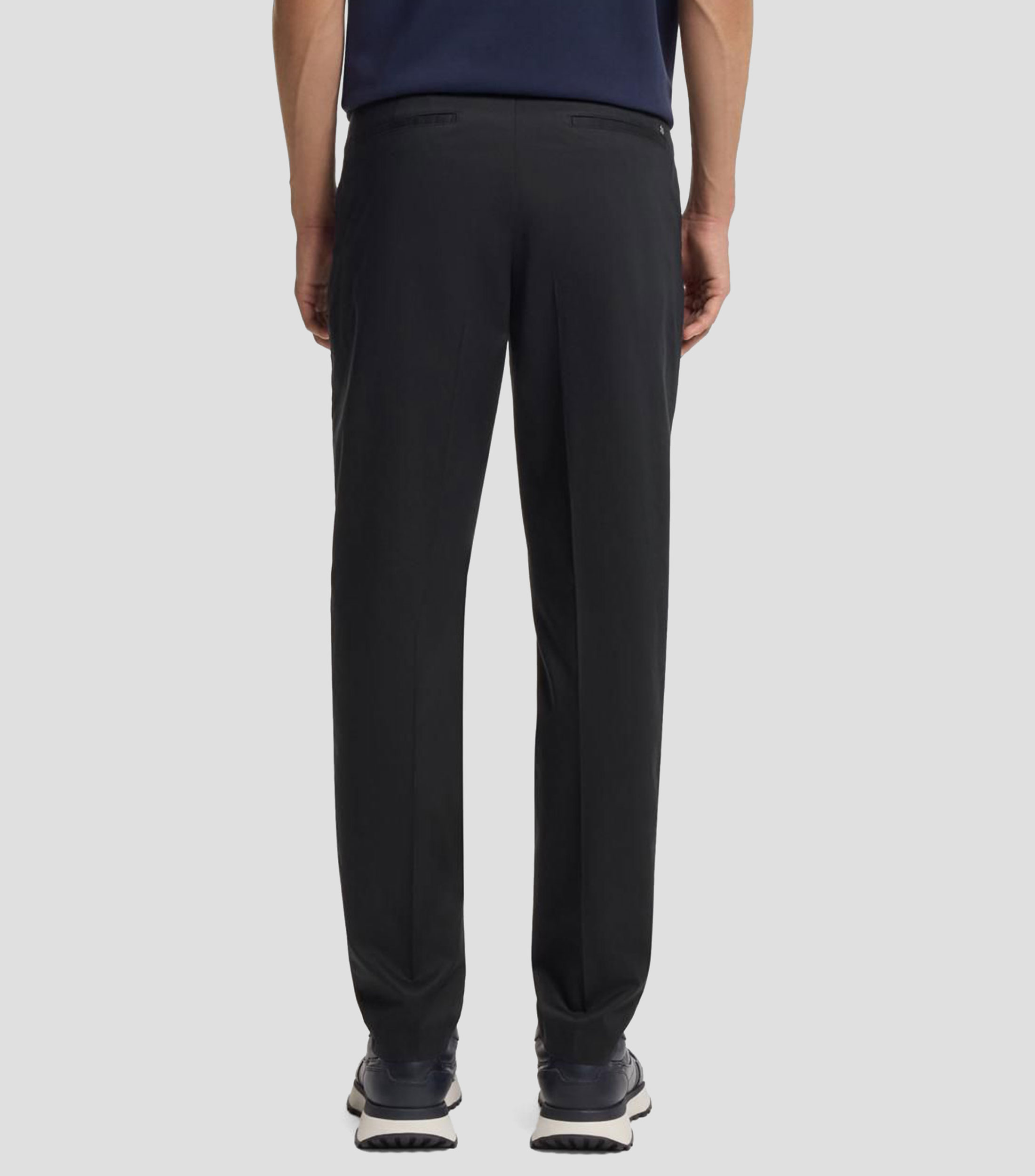 Pantalones Boss tapered de tejido elástico lavable Hombre